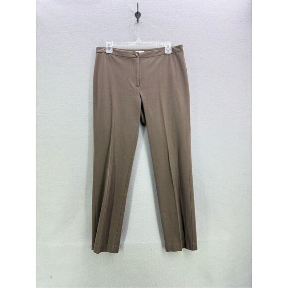 J. Jill Womens Brown Premium Bi-Stretch Ankle Casual Dress Pants Size 8 - Picture 1 of 8